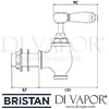 Bristan Renaissance Globe Taps Dimensions
